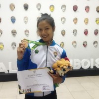 Tak Puas Dapat Perunggu, Jingga Berburu di 4 Nomor Pertandingan Atletik Porprov IX