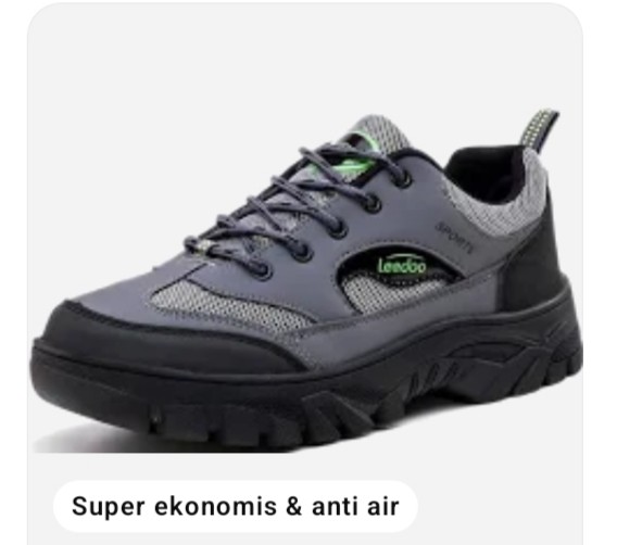 Leedoo Sepatu Gunung Pria. (Foto Shopee)