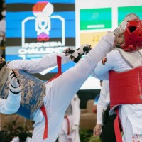 Debutkan Piala Kemenpora, Ribuan Atlet Taekwondo Padati GOR Jayabaya, Kota Kediri