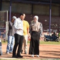 Mbak Wali Tinjau Proses Perbaikan Stadion Brawijaya, Upaya Persik Tetap Berkandang di Stadion Brawijaya