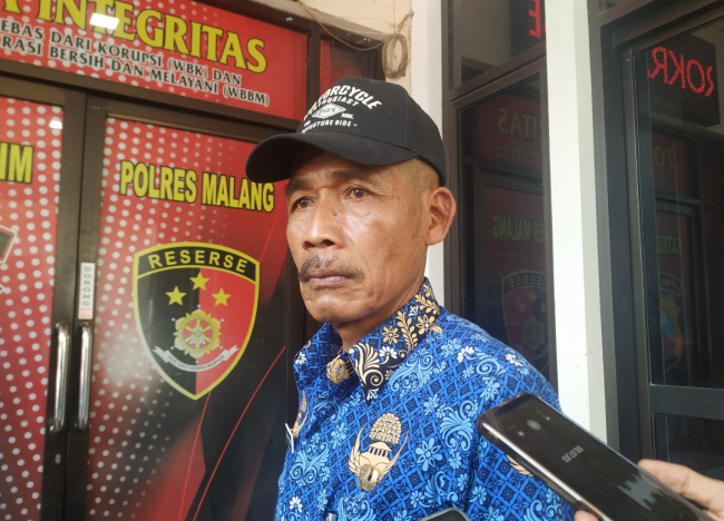 Kepala Desa Gedogkulon Supriyono. 