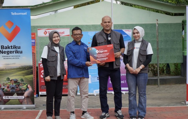 Bantuan perbaikan gizi untuk SDN Sukoharjo. (Foto: istimewa)
