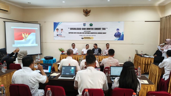 Suasana Sosialisasi dan Bimtek Smart Tax di Senggigi, Lombok Barat (23/7/2025). (Foto: istimewa) 