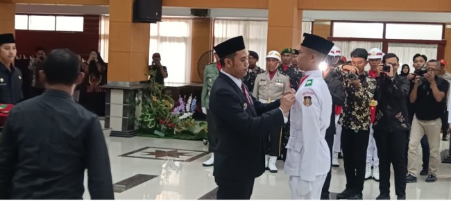 Pengukuhan paskibraka