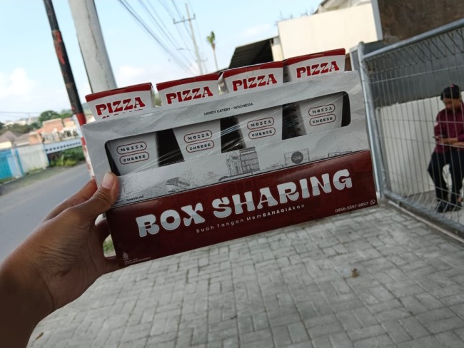 Pizza Cone milik Sandy Eatery (foto: istimewa) 