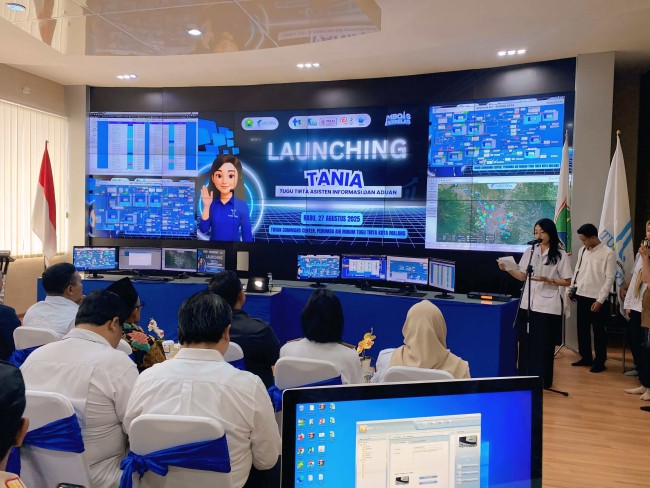 Launching Inovasi Perumda Tugu Tirta Kota Malang, TANIA.(Foto: Istimewa).