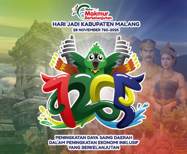 Logo Hari Jadi Kabupaten Malang ke-1.265 tahun.