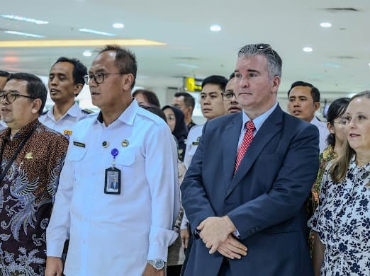 Suasana peluncuran Digital Ecosystem of Immigration and East Java (DE IMEJ), di Terminal 2 Bandara Internasional Juanda, Selasa (18/11/2025). (Foto: ist)