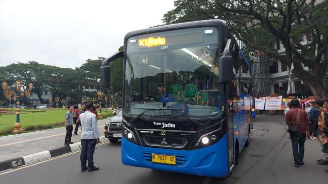 Bus Trans Jatim Malang Raya.