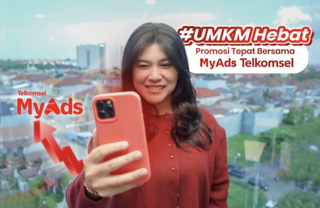 Poster MyAds Telkomsel. (Foto: ist)