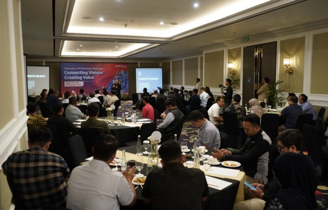 Suasana Telkomsel x Apartment Premium Cluster (APC) Developer Gathering. (Foto: ist)