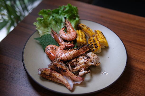 Seafood bakar. (Foto: iStock) 