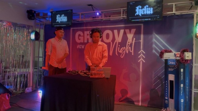 DJ performance yang menemani tamu hingga detik-detik pergantian tahun. (Foto: ist)