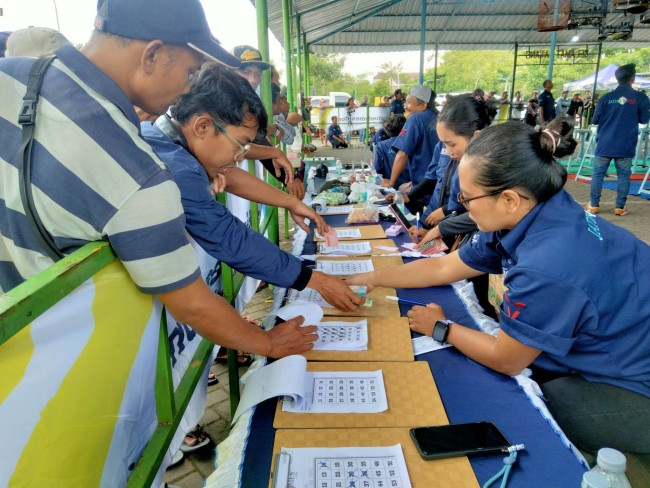 Antusias peserta Piala Ketua DPRD Kota Malang Cup.(Foto: Riski Wijaya/MalangTIMES).