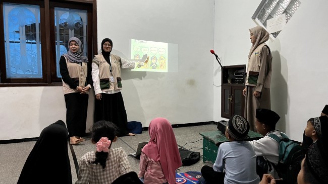 Suasana fun learning program UM Belajar Bersama Masyarakat (BBM) Tematik. (Foto: istimewa)